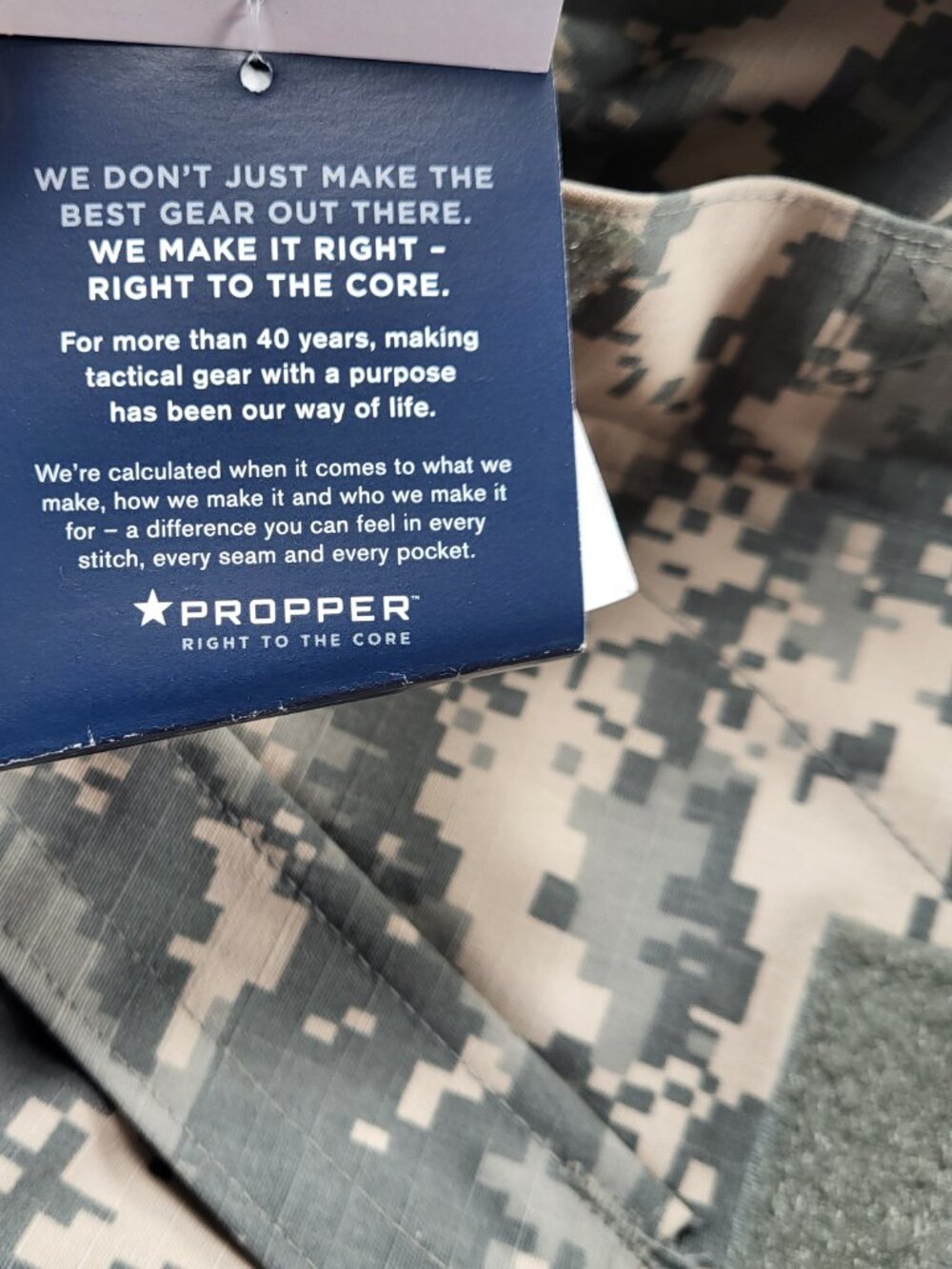 Propper Jacket ACU Coat Small Short Pixelated Camo NIR Compliant Militarycore - Picture 13 of 16